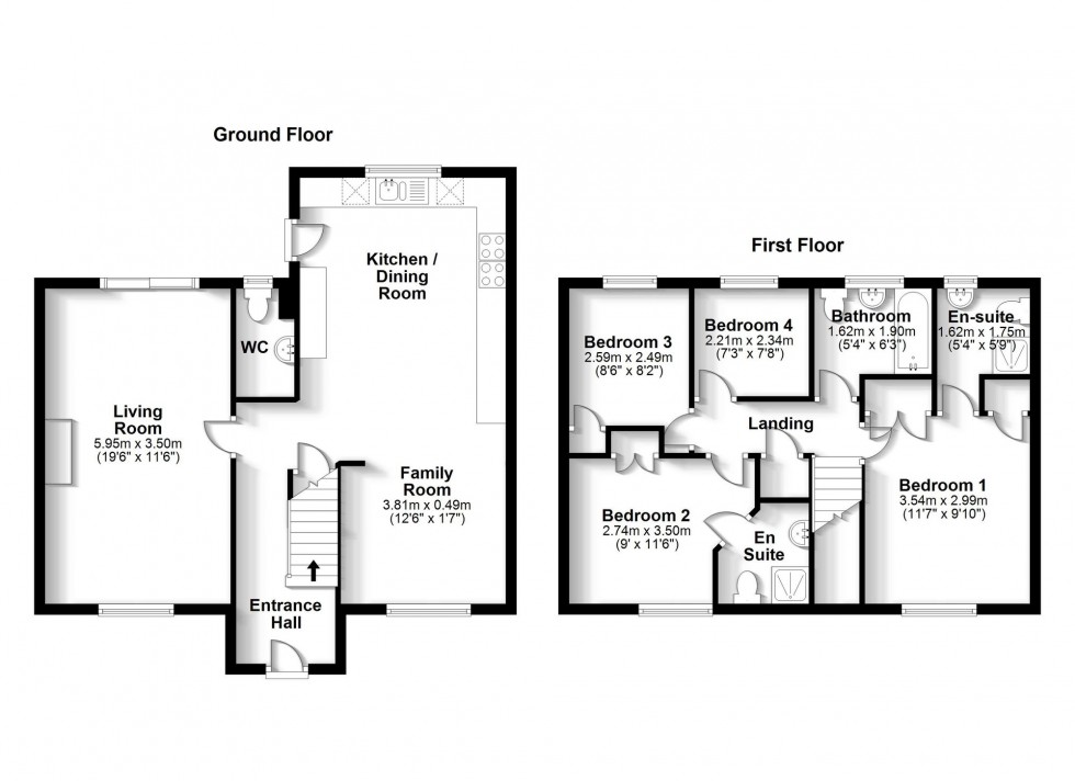 Floorplan for Covent Garden, Willingham, CB24