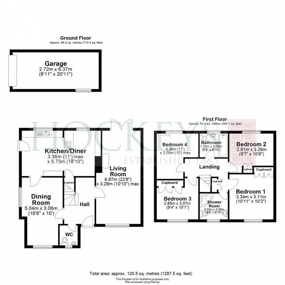 Floorplan for The Rookery, Balsham, CB21