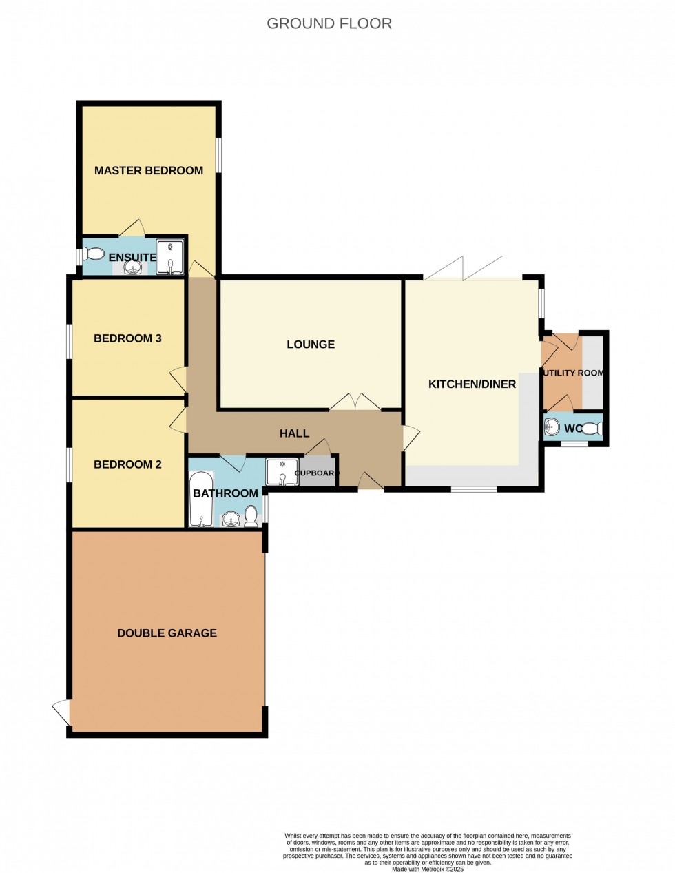 Floorplan for Magnolia Drive, Chapel Drove, PE12