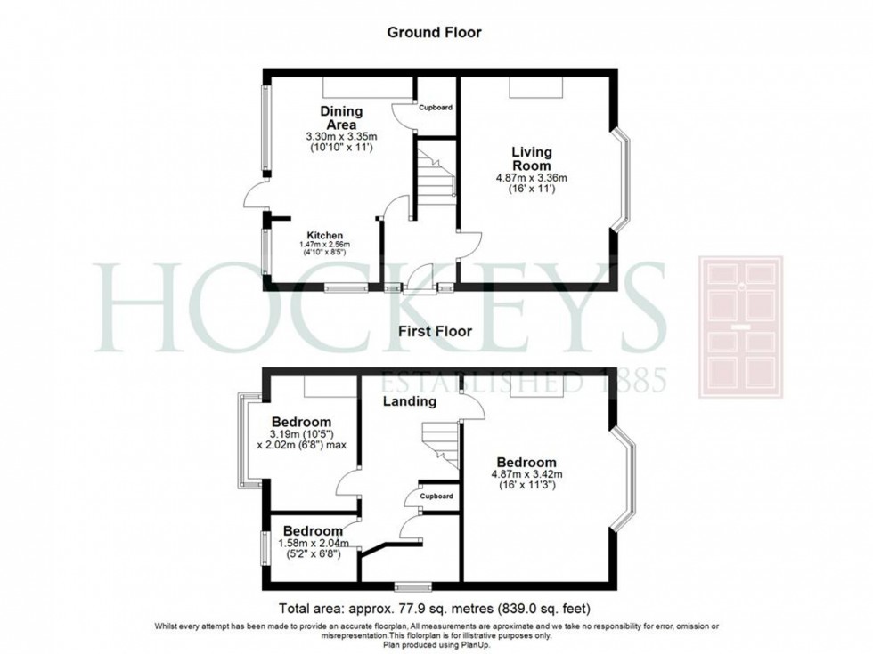 Floorplan for Kings Hedges Road, Cambridge, CB4