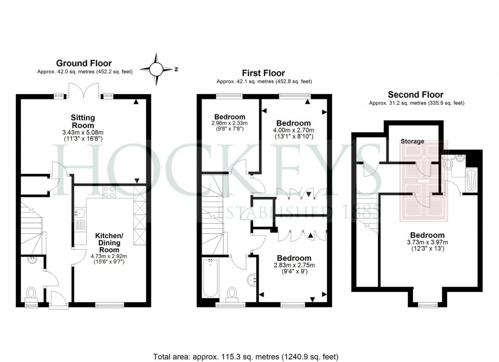 Floorplan for Red Admiral Street, Ely, CB7