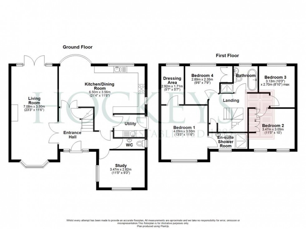 Floorplan for Old Pinewood Way, Papworth Everard, CB23