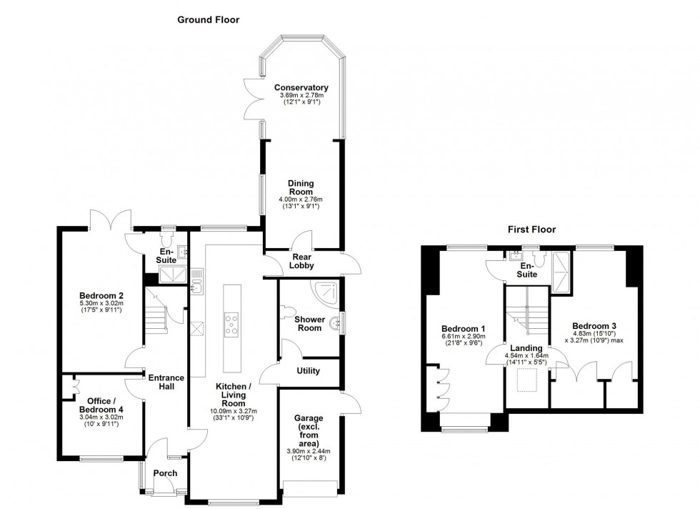 Floorplan for Cambridge Road, Hardwick, CB23