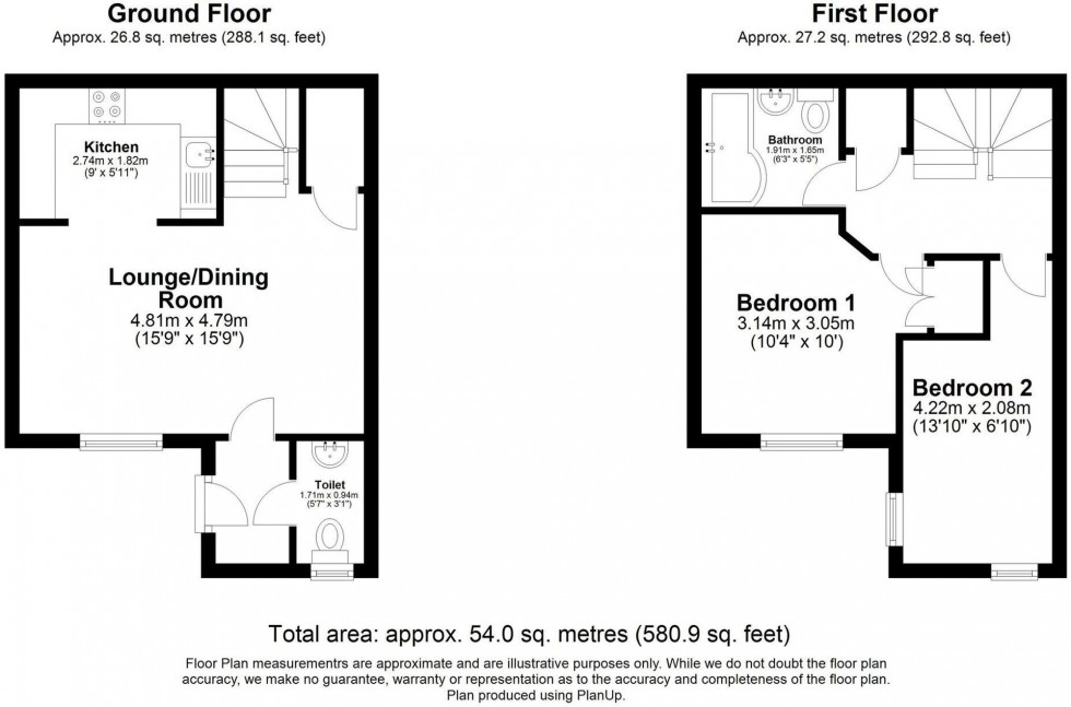 Floorplan for Russet Drive, Red Lodge, IP28