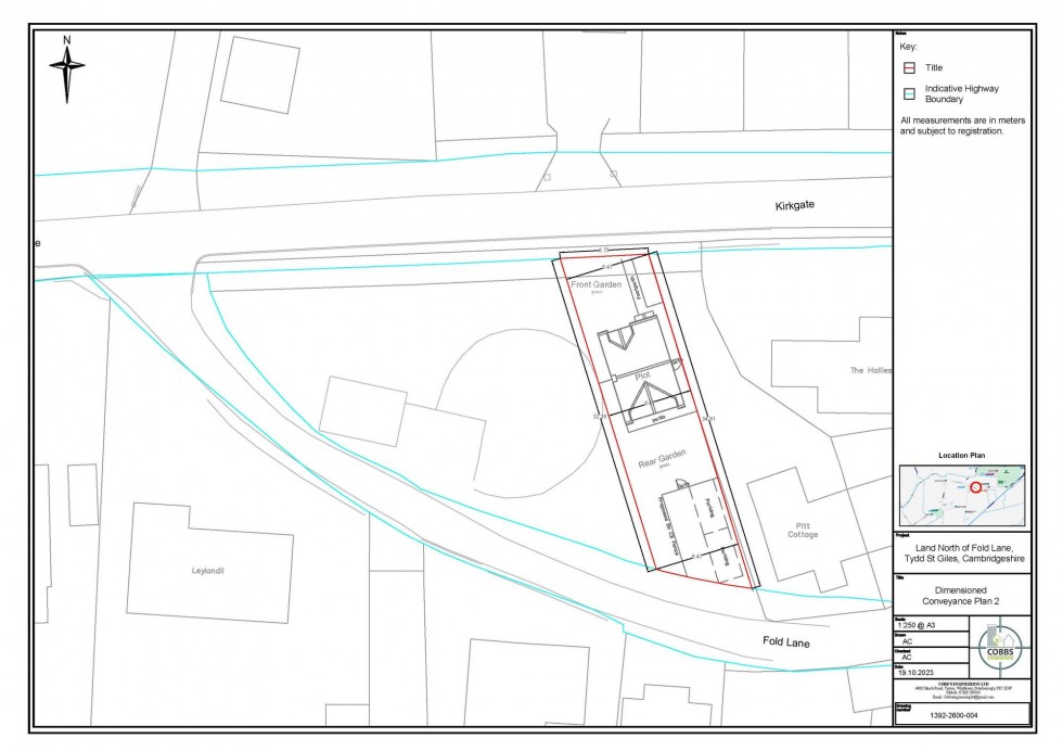 Floorplan for Fold Lane, Tydd St. Giles, PE13