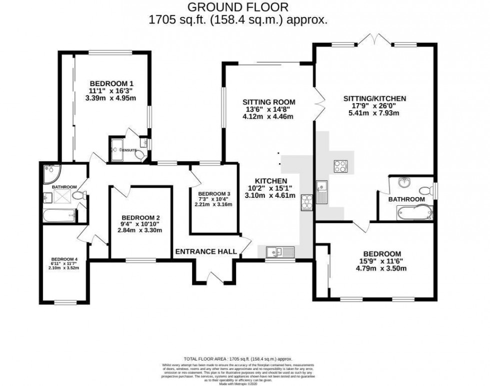 Floorplan for Ness Road, Burwell