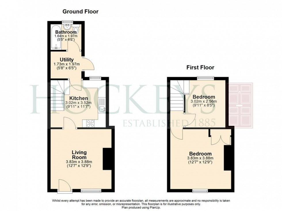 Floorplan for Carter Street, Fordham, CB7