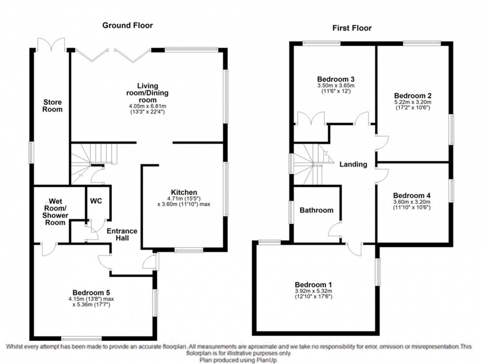 Floorplan for Fair Green, Reach, CB25