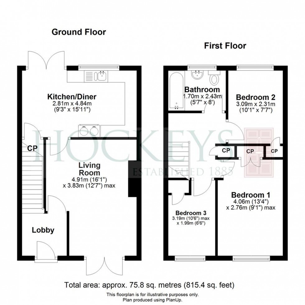 Floorplan for Kingfisher Walk, Linton, CB21