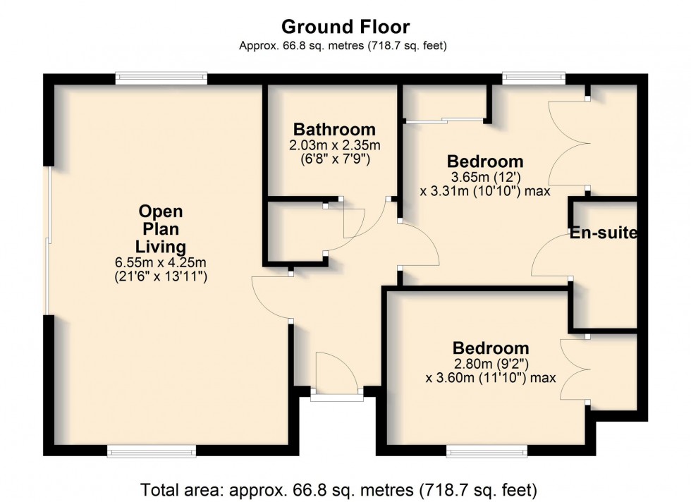 Floorplan for Gresham Road, Cambridge, CB1