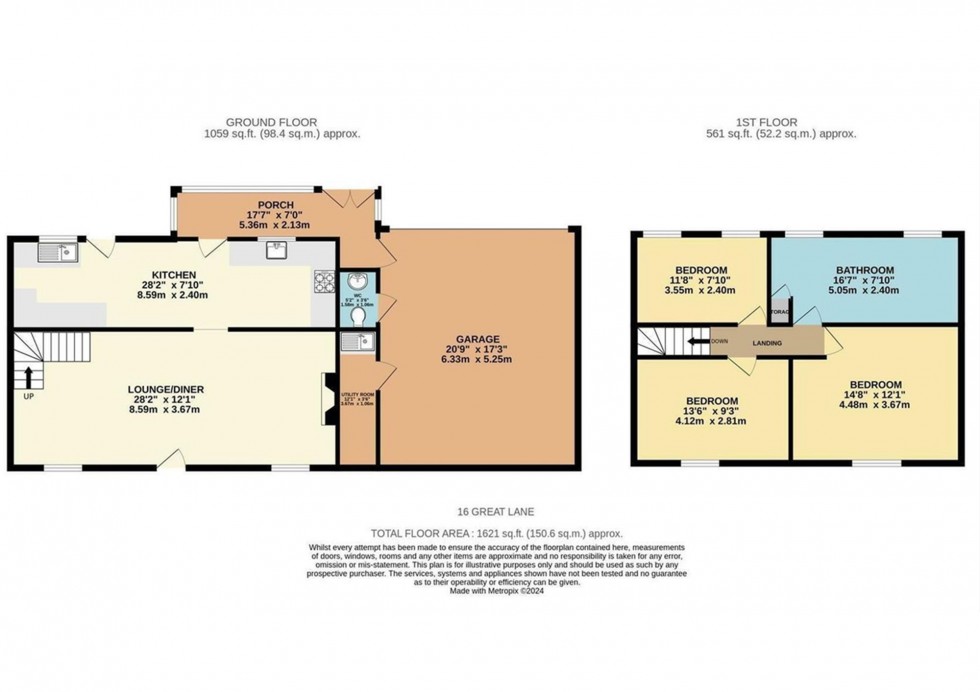 Floorplan for Great Lane, Reach, CB25
