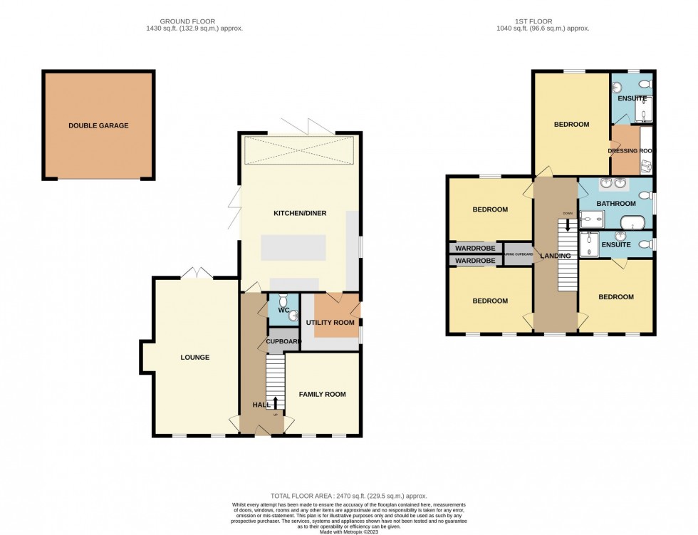 Floorplan for Poplar Fields Drive, Walton Highway, PE14