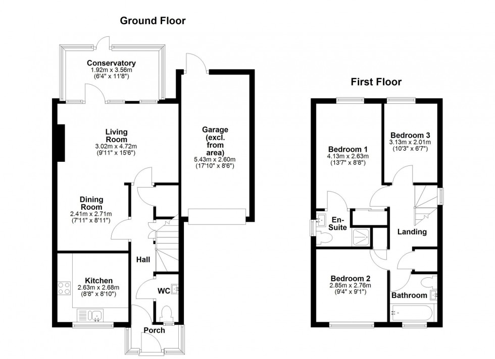 Floorplan for Field View, Bar Hill, CB23