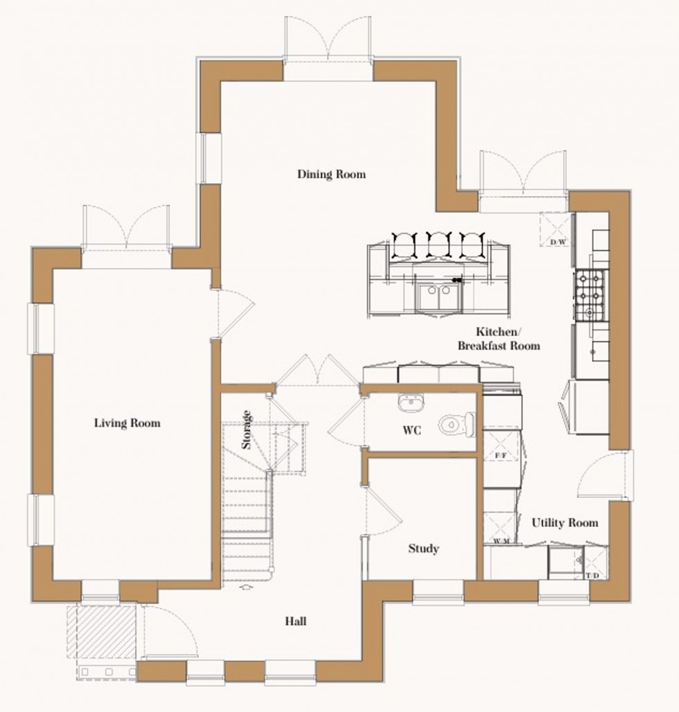 Floorplan for Thodays Crescent, Station Road, CB24