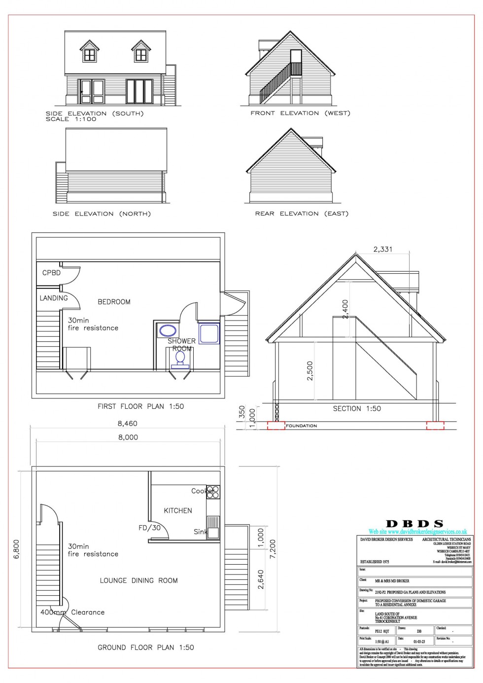 Floorplan for Coronation Avenue, Throckenholt, PE12