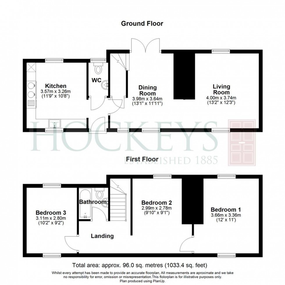 Floorplan for Market Street, Swavesey, CB24