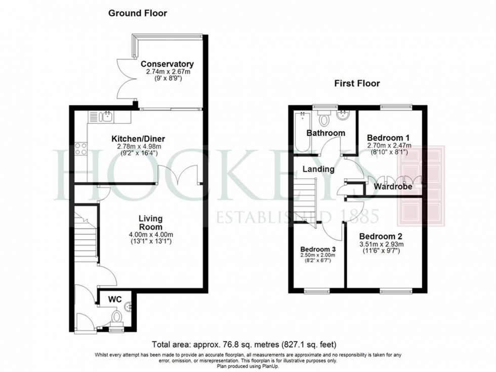 Floorplan for Headlands, Fenstanton, PE28