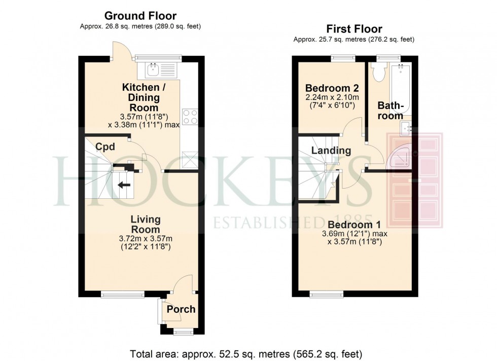 Floorplan for The Sycamores, Milton, CB24