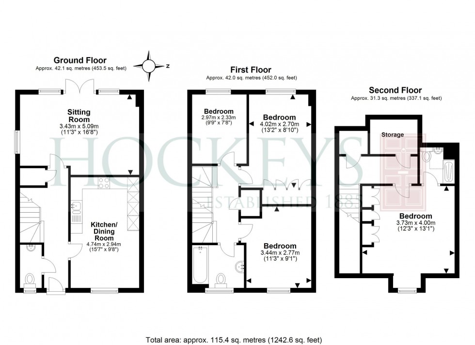 Floorplan for Red Admiral Street, Ely, CB7