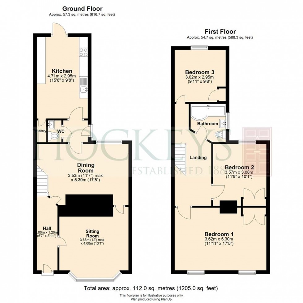 Floorplan for King Edward Vii Road, Newmarket, CB8