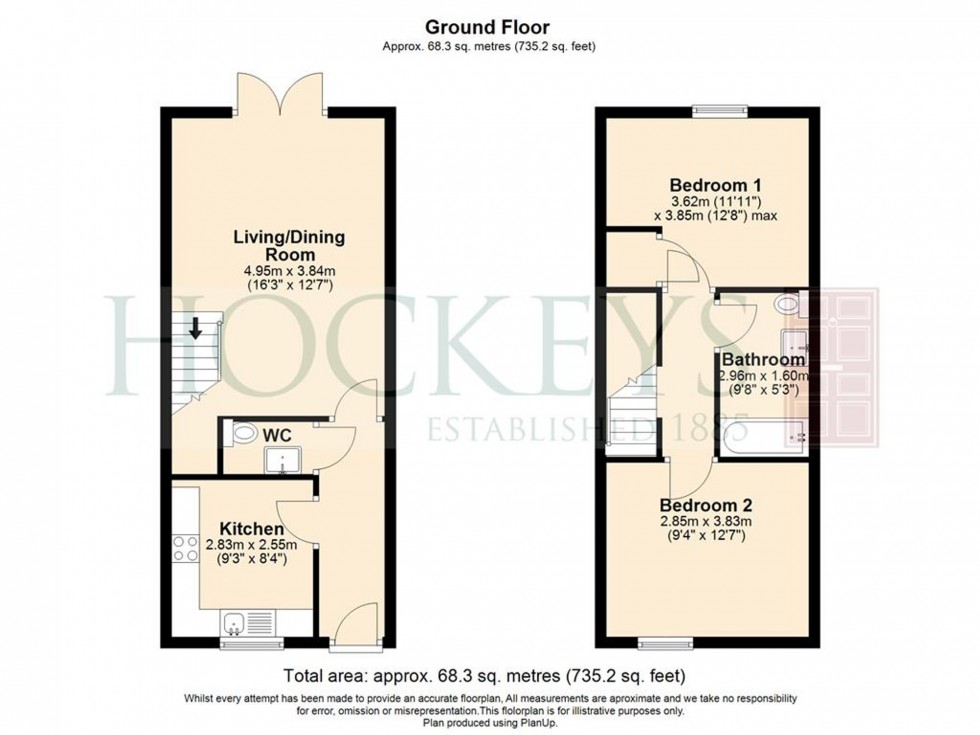 Floorplan for Valley Way, Newmarket, CB8
