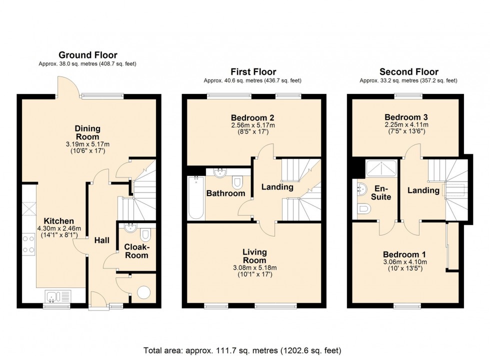 Floorplan for Clara Rackham Street, Cambridge, CB1