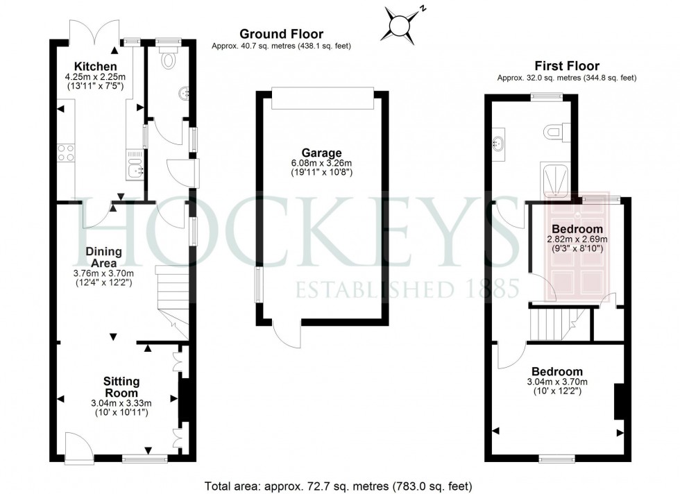 Floorplan for Potters Lane, Ely, CB7