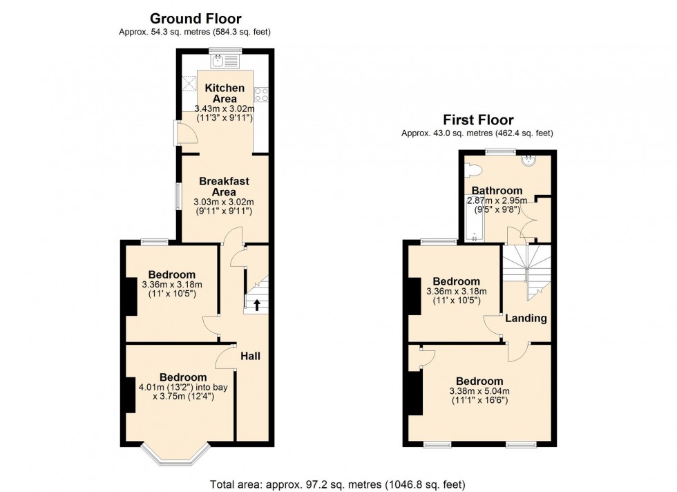 Floorplan for Emery Street, Cambridge, CB1