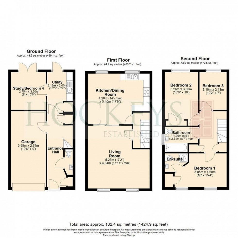 Floorplan for Sunburst Green, Soham, CB7