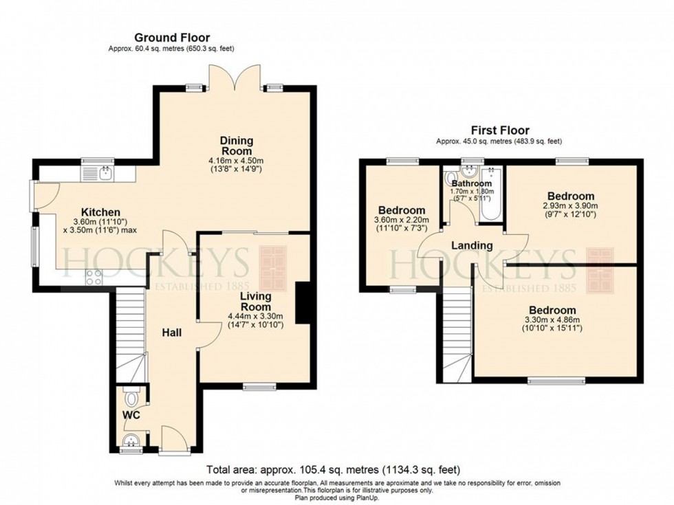 Floorplan for New Road, Exning, CB8