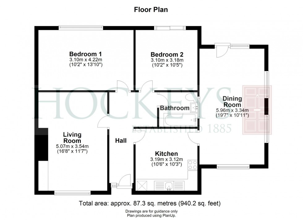 Floorplan for High Street, Aldreth, CB6