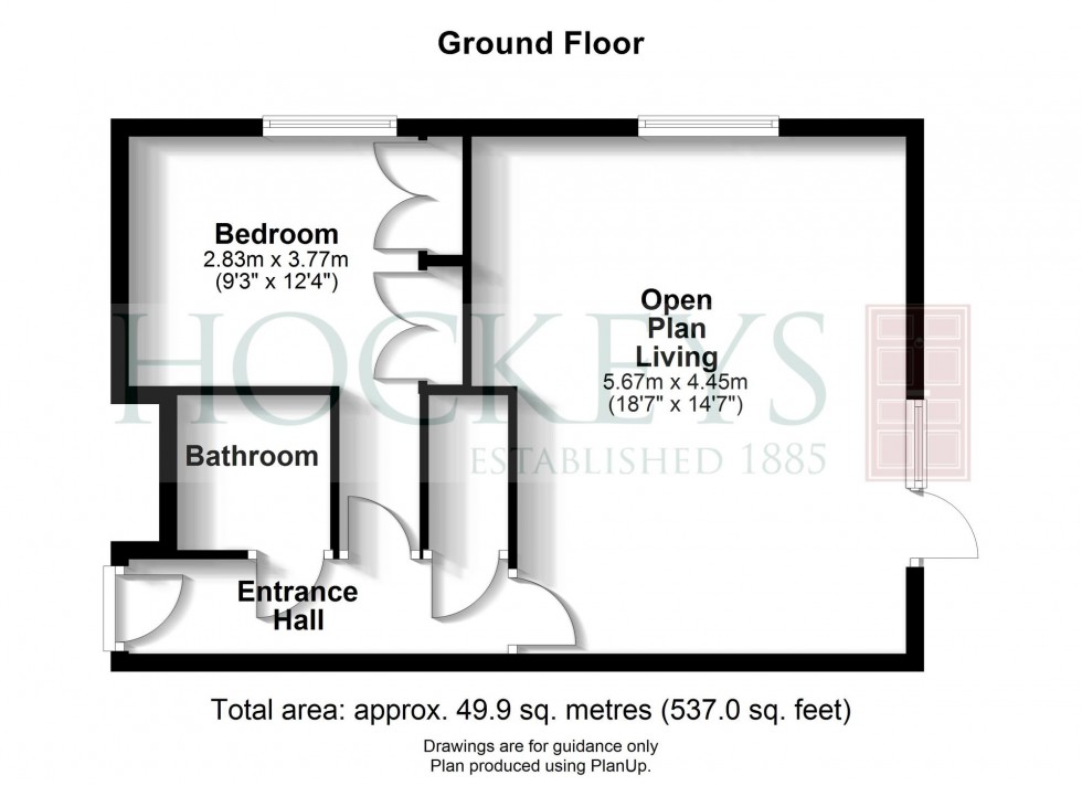 Floorplan for Brooklands Avenue, Cambridge, CB2