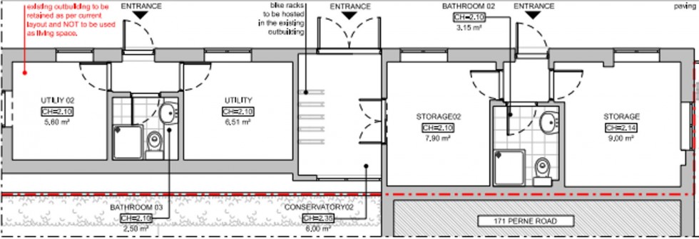 Floorplan for Perne Road, Cambridge, CB1