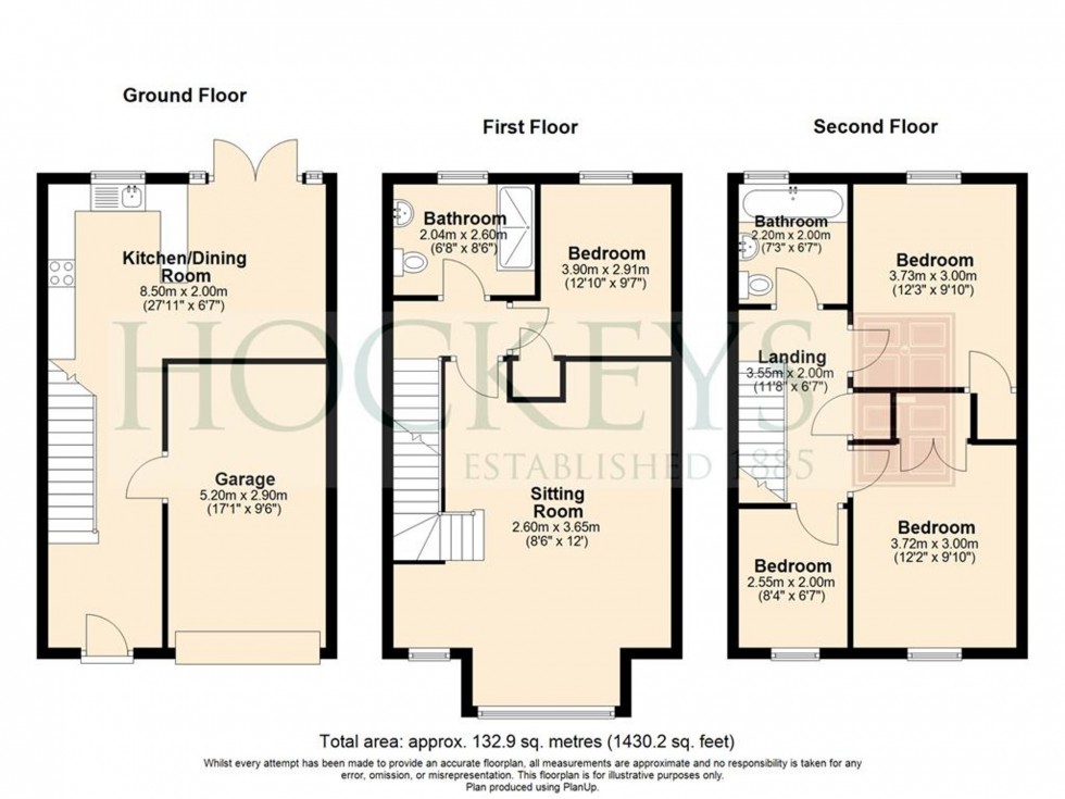 Floorplan for The Hamiltons, Newmarket, CB8