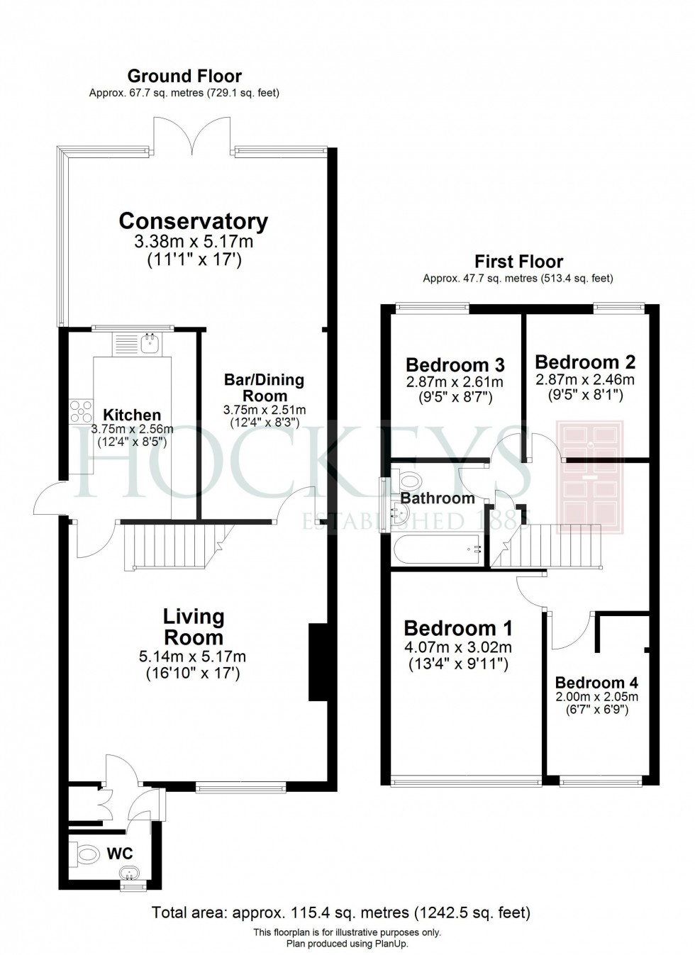 Floorplan for Kingfisher Walk, Linton, CB21