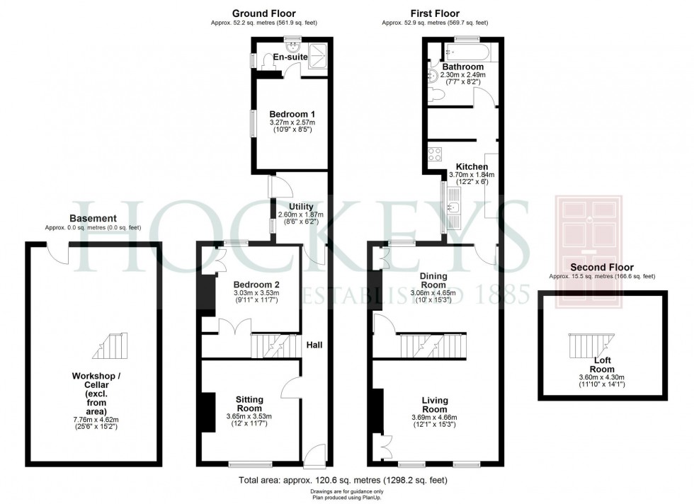 Floorplan for Sturton Street, Cambridge, CB1