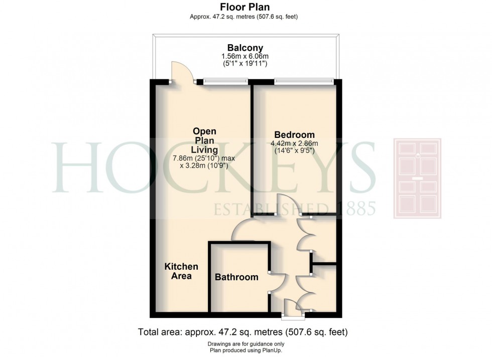 Floorplan for Clara Rackham Street, Cambridge, CB1