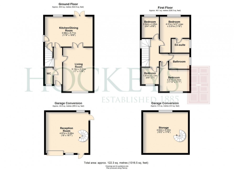 Floorplan for Mansfield Close, Milton, CB24