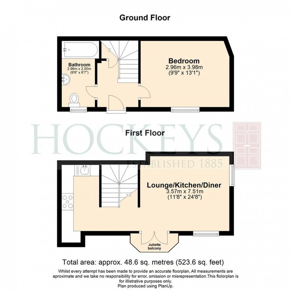 Floorplan for Holttums Yard, Linton, CB21