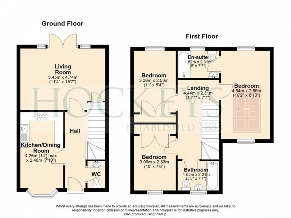 Floorplan for Chamomile Close, Red Lodge, IP28