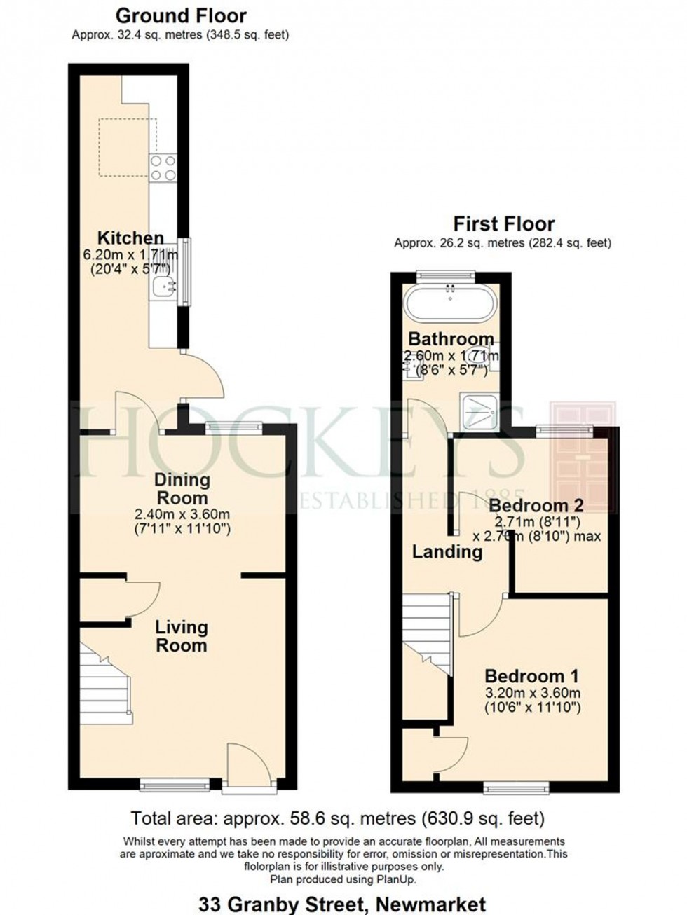Floorplan for Granby Street, Newmarket, CB8