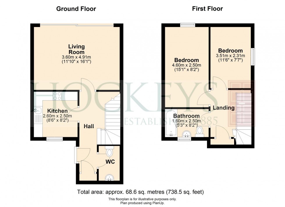 Floorplan for Aureole Walk, Newmarket, CB8