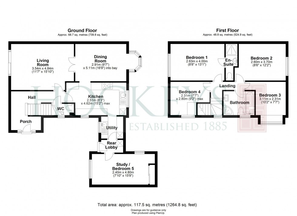 Floorplan for Watermead, Bar Hill, CB23