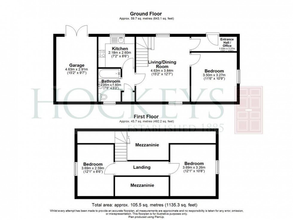 Floorplan for Ditton Green, Woodditton, CB8