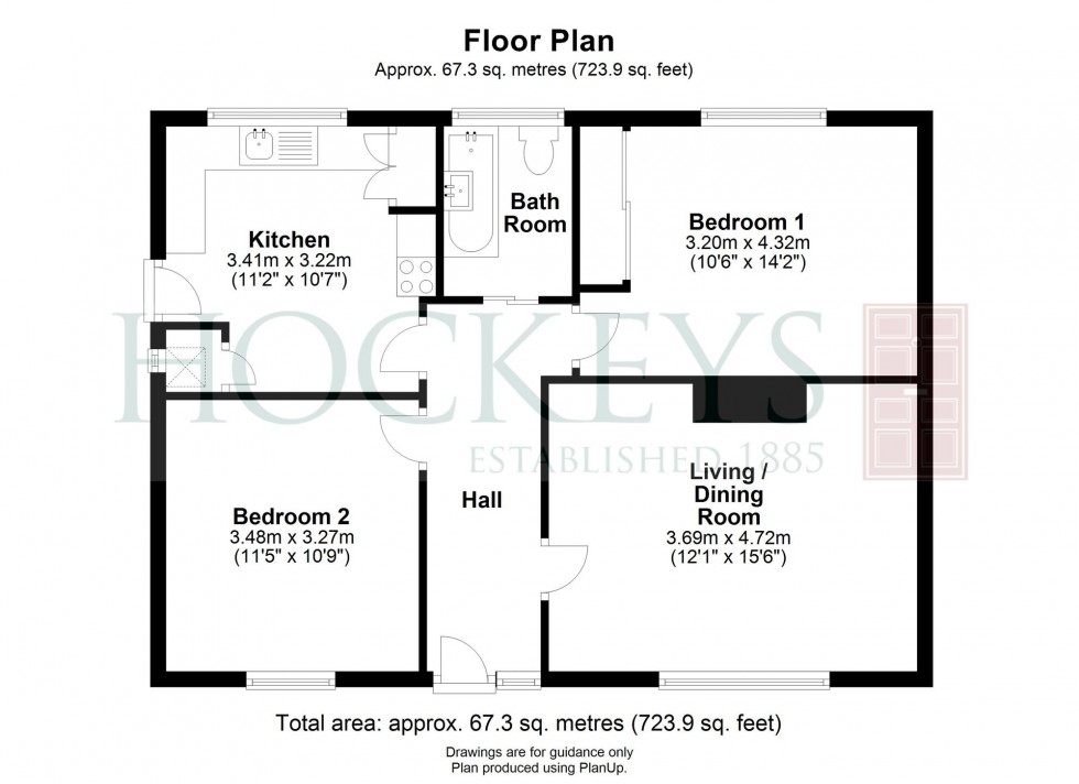 Floorplan for Fountain Lane, Haslingfield, CB23