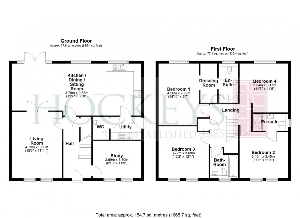 Floorplan for Mitchcroft Road, Longstanton, CB24