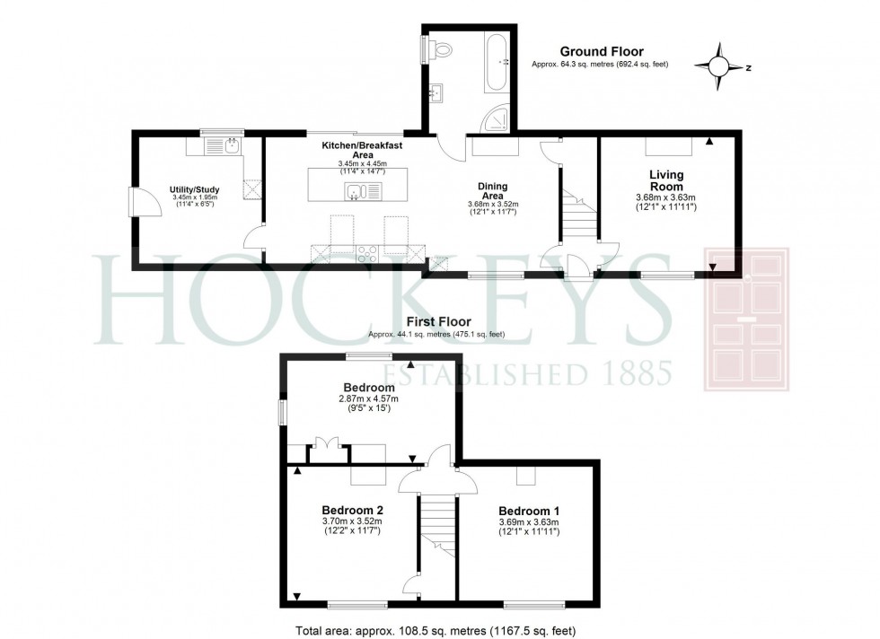Floorplan for York Road, Chatteris, PE16