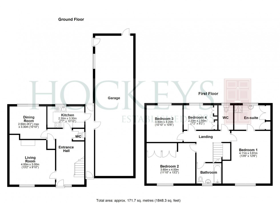 Floorplan for Overcote Road, Over, CB24