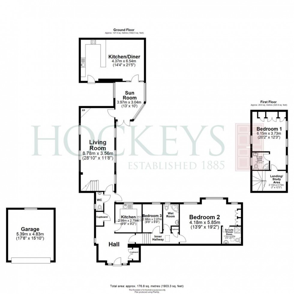 Floorplan for Long Lane, Linton, CB21
