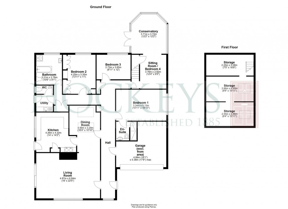 Floorplan for Duxford Road, Whittlesford, CB22